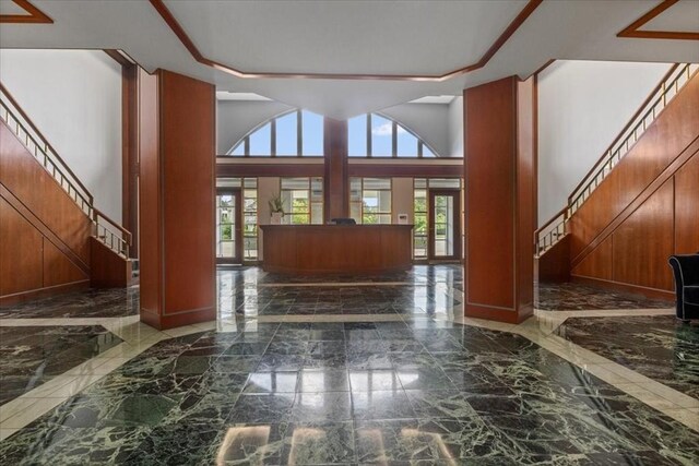 interior space with stairs
