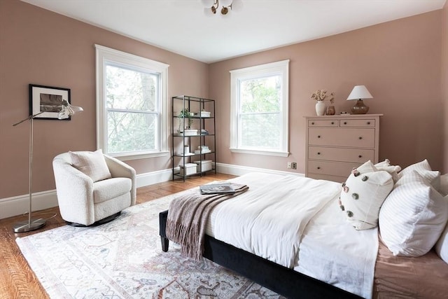 151 Salisbury Rd, Brookline, MA 02445 - bedroom featuring baseboards and wood finished floors