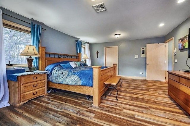 201 Main Rd, Williamsburg, MA 01039 - bedroom with wood finished floors and recessed lighting