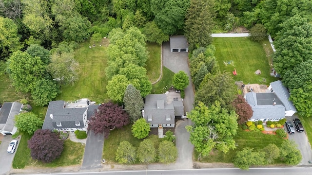 9 Oak St, Wayland, MA 01778 - aerial perspective of suburban area