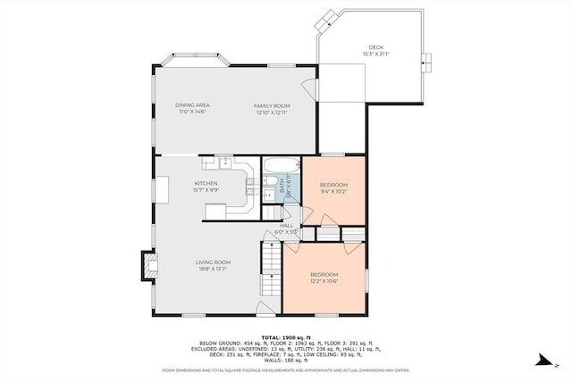 9 Oak St, Wayland, MA 01778 - room layout
