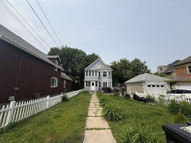 1-3 River Pl, Methuen, MA 01844 - view of yard with a garage