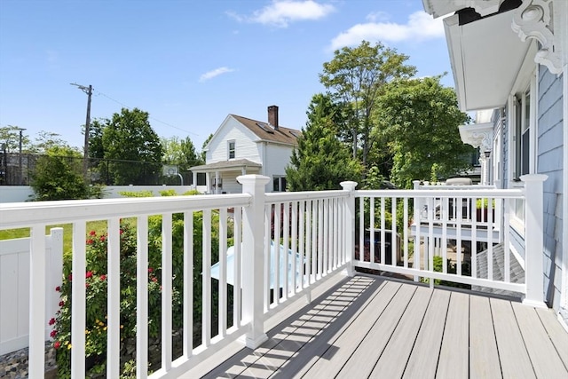 39 School St Unit 39, Brookline, MA 02446 - view of wooden deck