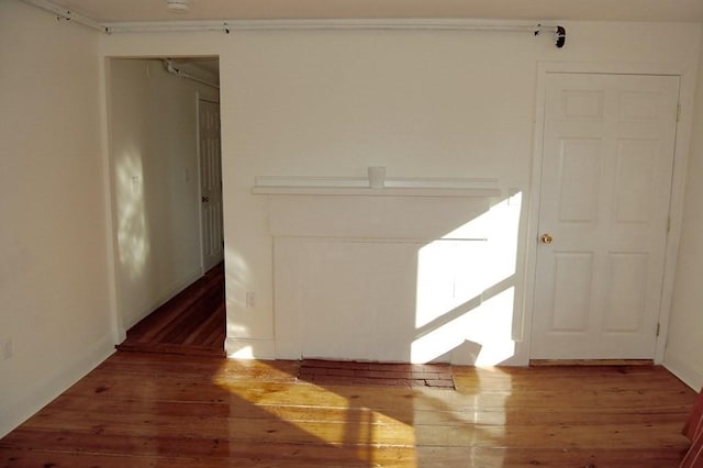 interior space featuring wood finished floors