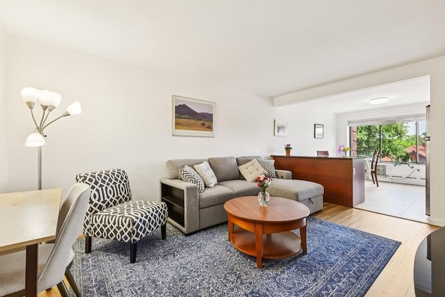 128 Pleasant St Unit 407, Arlington, MA 02476 - living area featuring wood finished floors