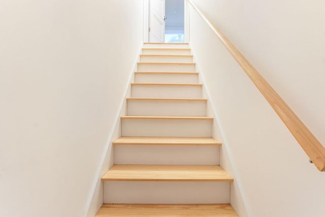 8 Dylans, Falmouth, MA 02536 - stairs with wood finished floors