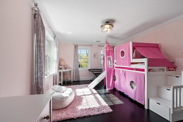 3 Toronto Ave, Gloucester, MA 01930 - bedroom with ornamental molding and dark wood-style flooring