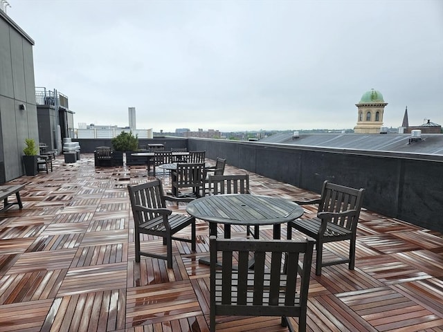 view of patio / terrace featuring outdoor dining space