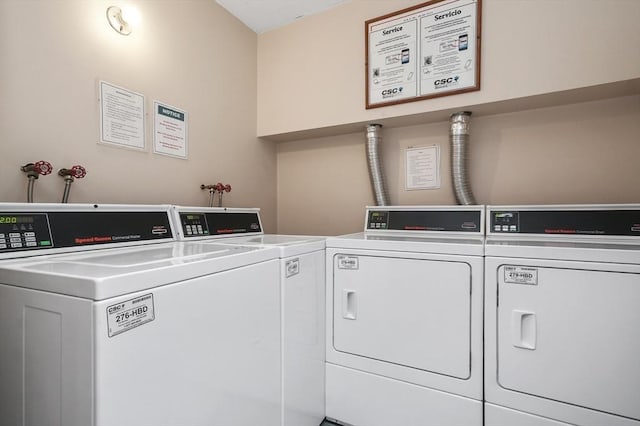 131 Coolidge Ave Unit 422, Watertown, MA 02472 - community laundry room with washing machine and dryer