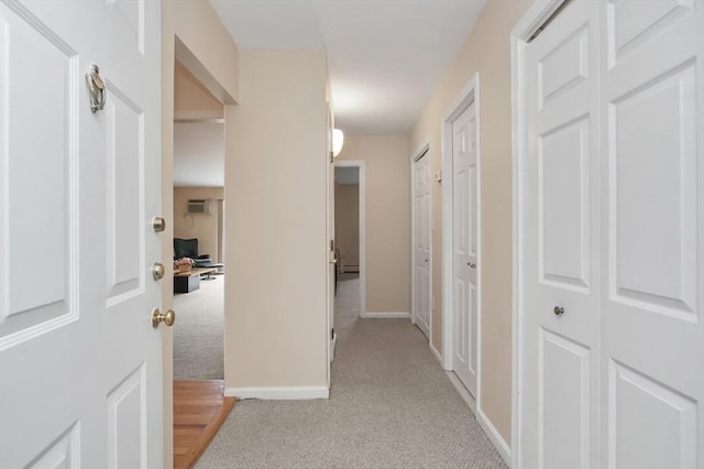 131 Coolidge Ave Unit 422, Watertown, MA 02472 - hall featuring baseboards and light colored carpet