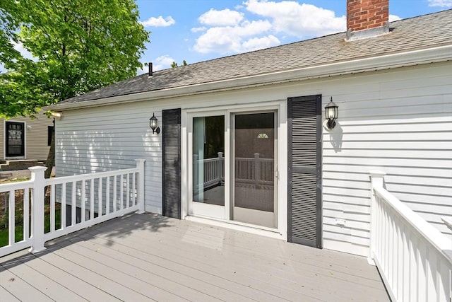 16 Elm St, Leominster, MA 01453 - view of wooden deck