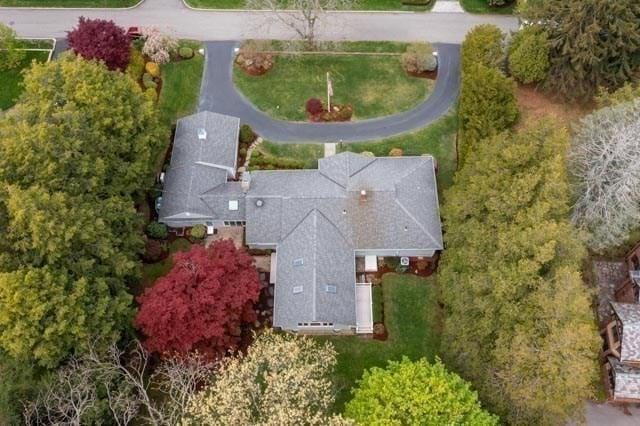 view from above of property
