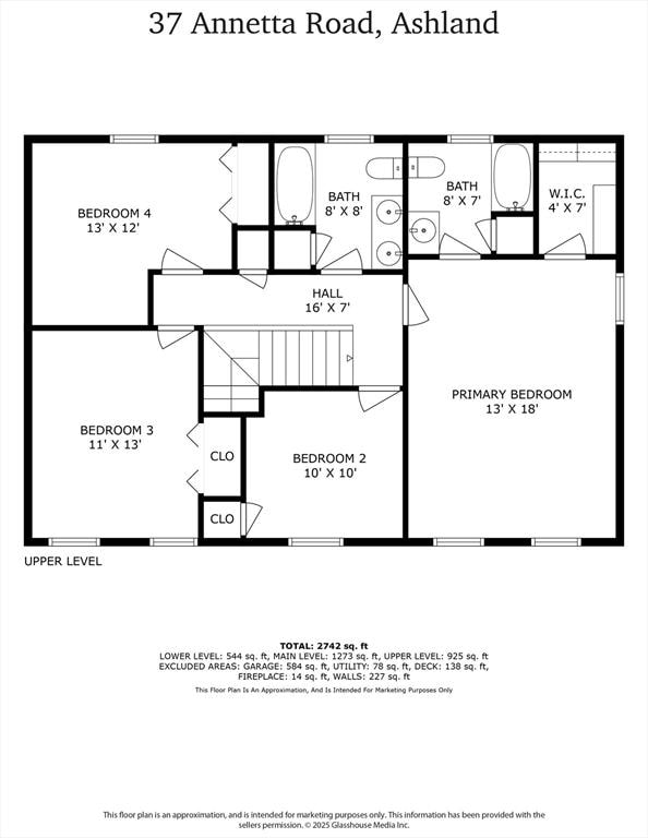 37 Annetta Rd, Ashland, MA 01721 - property floor plan