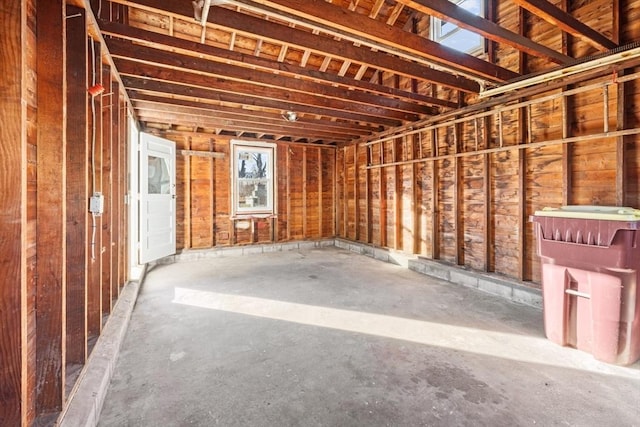 misc room featuring concrete floors