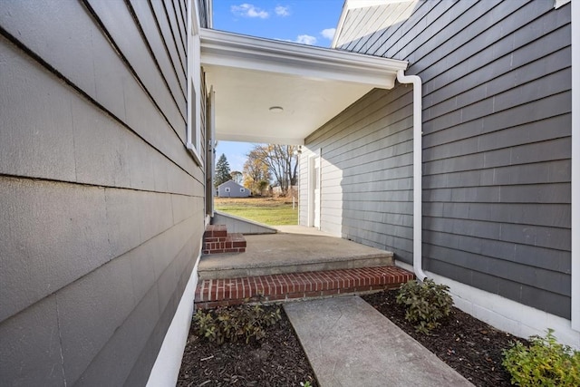 view of side of home