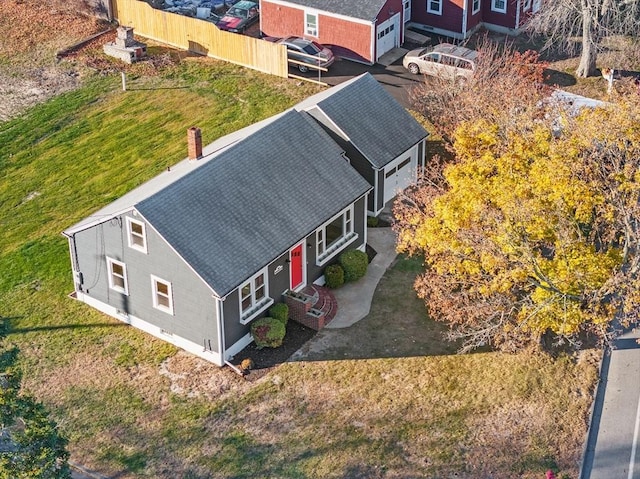 view of subject property