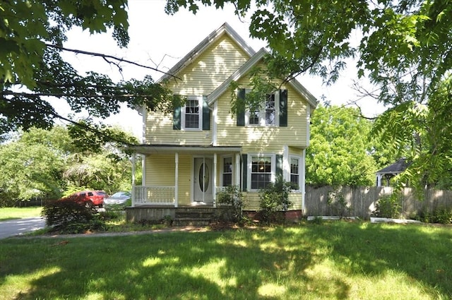 446 Elm St, East Bridgewater, MA 02333 - view of front of property with covered porch