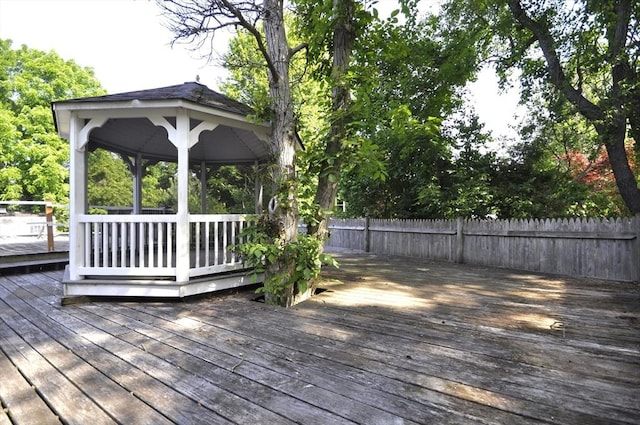 446 Elm St, East Bridgewater, MA 02333 - wooden deck with a gazebo