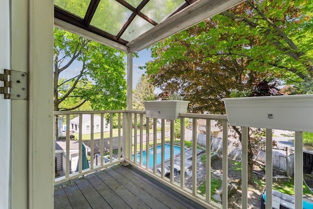 17 Atwood Ave, Millbury, MA 01527 - balcony with view of pool area
