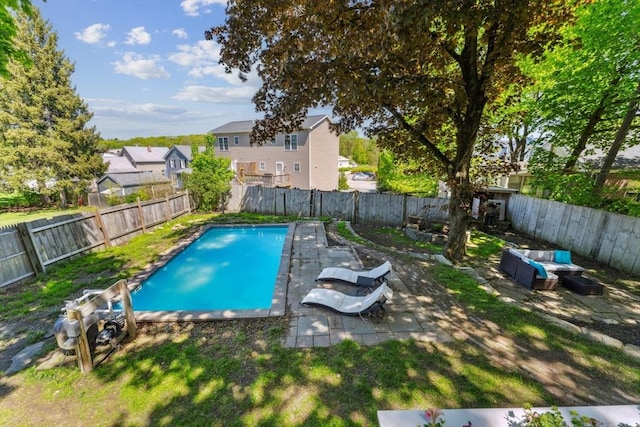 17 Atwood Ave, Millbury, MA 01527 - view of swimming pool with a fenced backyard, a patio area, and a residential view