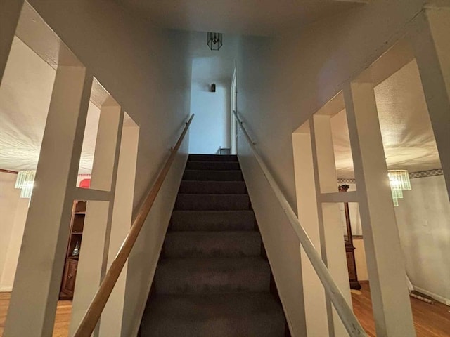 27 Hilton Ter, Boston, MA 02119 - stairway with wood finished floors