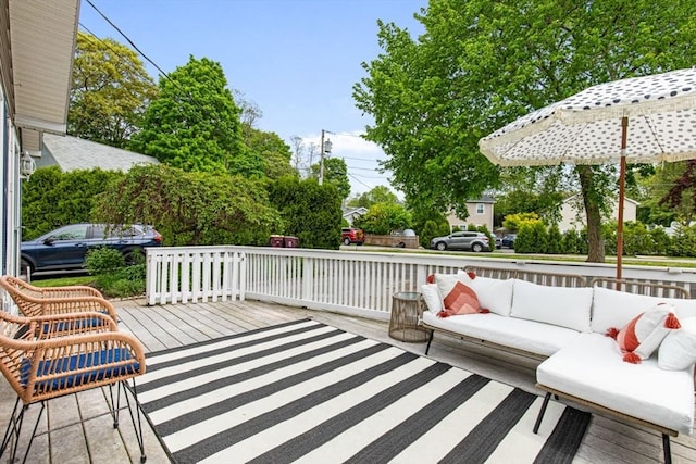 42 Guillotte St, Acushnet, MA 02743 - wooden terrace featuring an outdoor hangout area