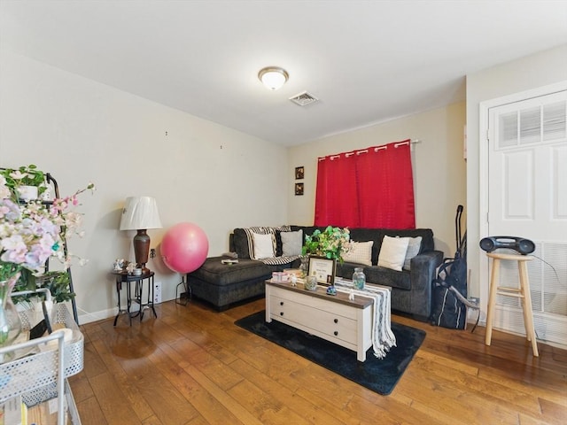 450 Somerset Ave Unit 3-6, Taunton, MA 02780 - living area featuring hardwood / wood-style flooring and baseboards
