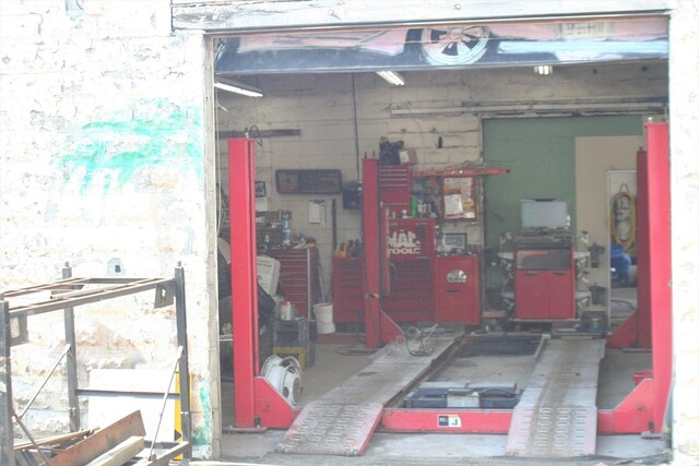 view of storage room