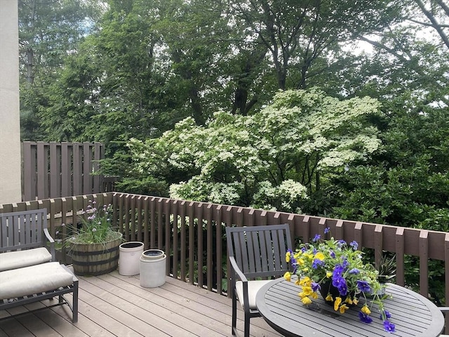 303 Goddard Ave Unit 303, Brookline, MA 02445 - view of wooden terrace