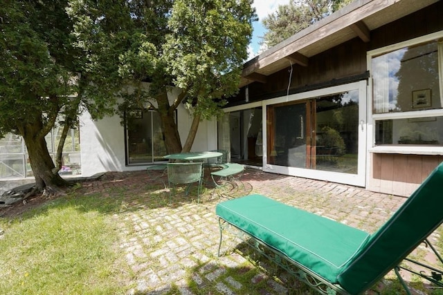 exterior space featuring a patio