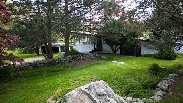 view of yard