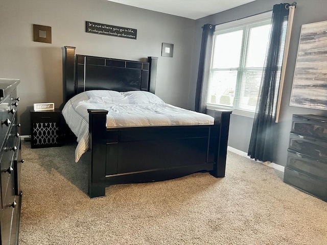 bedroom featuring carpet floors