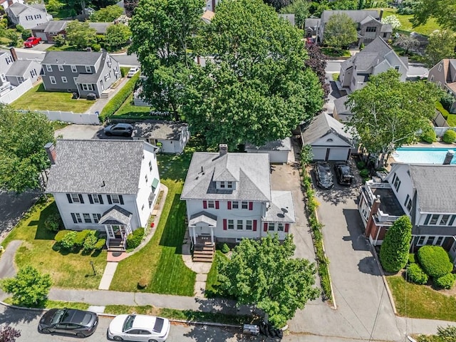 8 Nicholl St, Quincy, MA 02169 - aerial perspective of suburban area