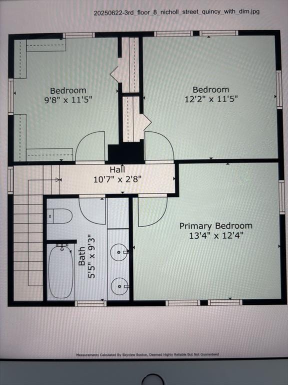 8 Nicholl St, Quincy, MA 02169 - view of floor plan / room layout