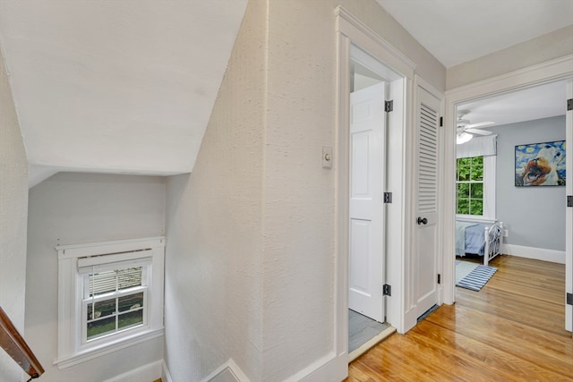 98 Haseltine St, Haverhill, MA 01835 - corridor featuring light wood finished floors and baseboards