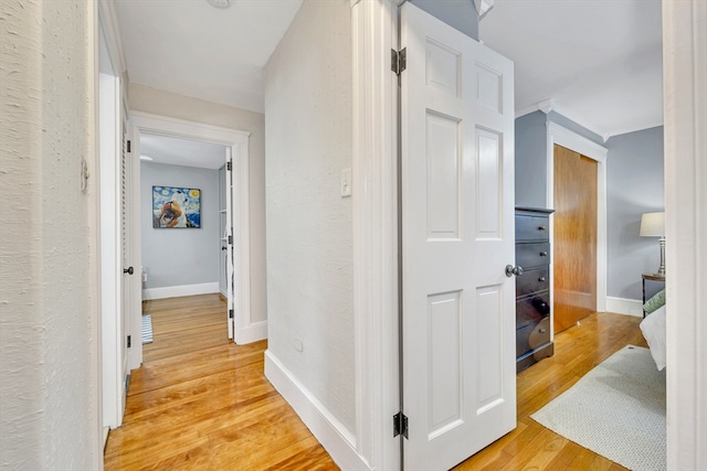 98 Haseltine St, Haverhill, MA 01835 - corridor with light wood-type flooring and baseboards