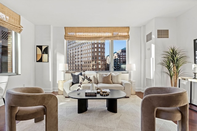 interior space featuring light hardwood / wood-style floors