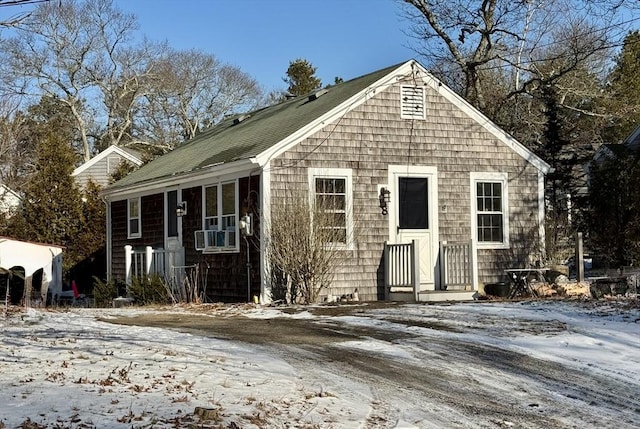 view of front of home