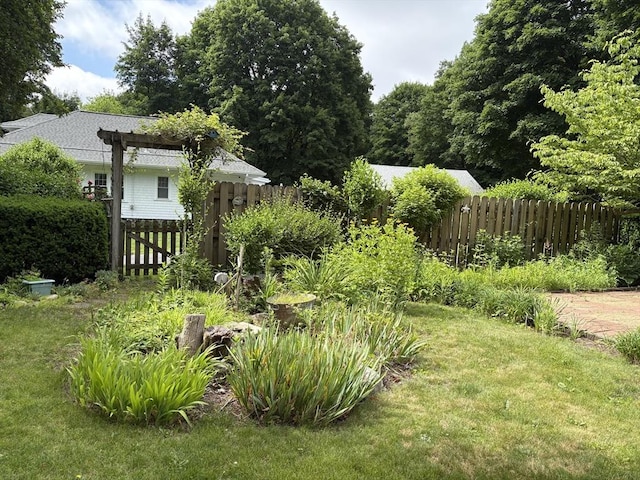 241 Fisher St, Walpole, MA 02081 - view of yard featuring a pergola