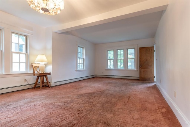18 Balder Rd, Worcester, MA 01605 - spare room featuring a chandelier and carpet