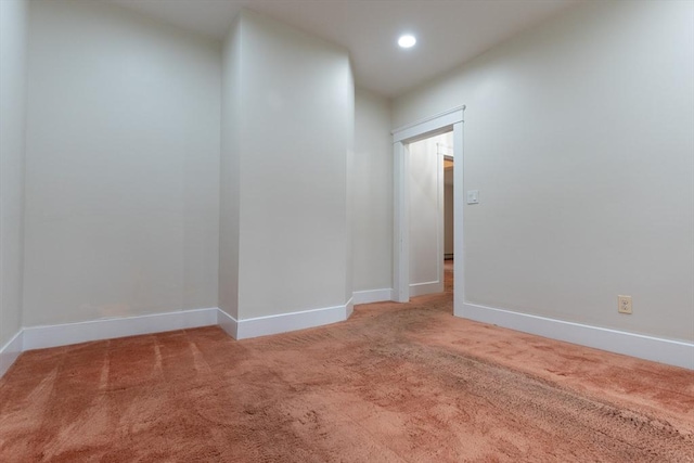 18 Balder Rd, Worcester, MA 01605 - carpeted spare room with recessed lighting and baseboards