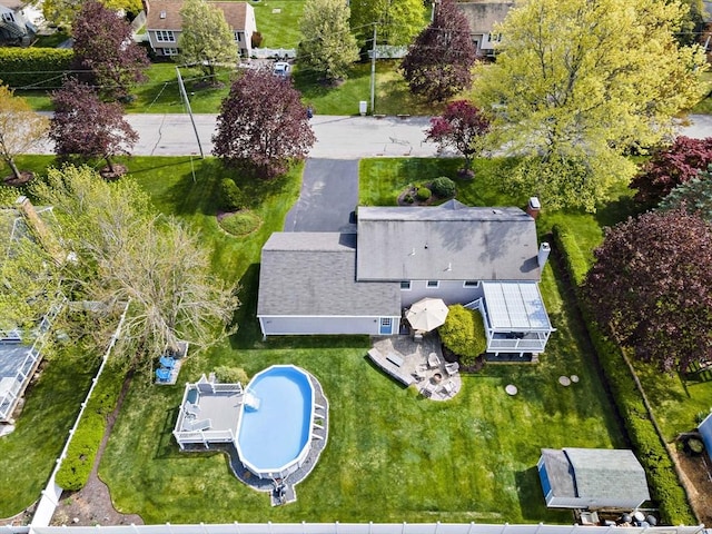 drone / aerial view