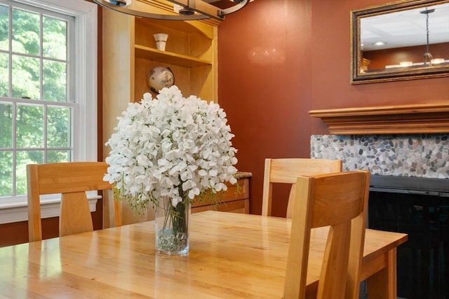 141 Morse Rd, Sudbury, MA 01776 - dining space featuring a chandelier and healthy amount of natural light