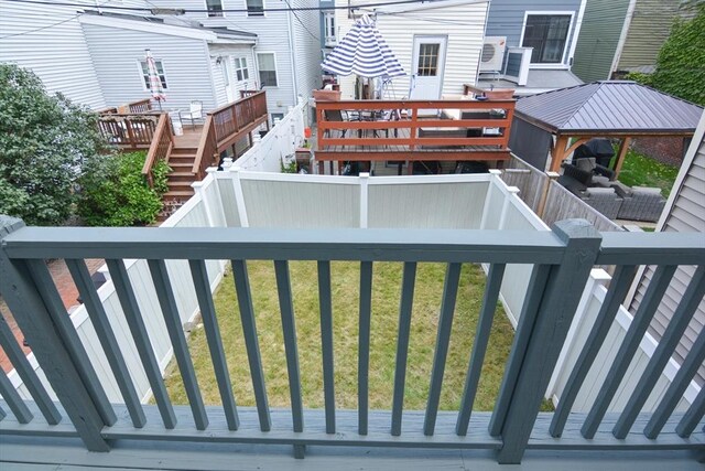 67 School St, Boston, MA 02129 - wooden deck featuring a yard