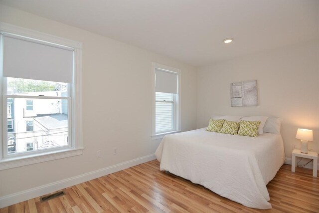 67 School St, Boston, MA 02129 - bedroom with light wood-style floors and recessed lighting