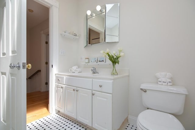 67 School St, Boston, MA 02129 - bathroom featuring vanity and tile patterned flooring