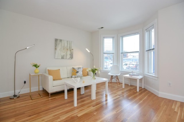 67 School St, Boston, MA 02129 - living room with light wood-style flooring and baseboards