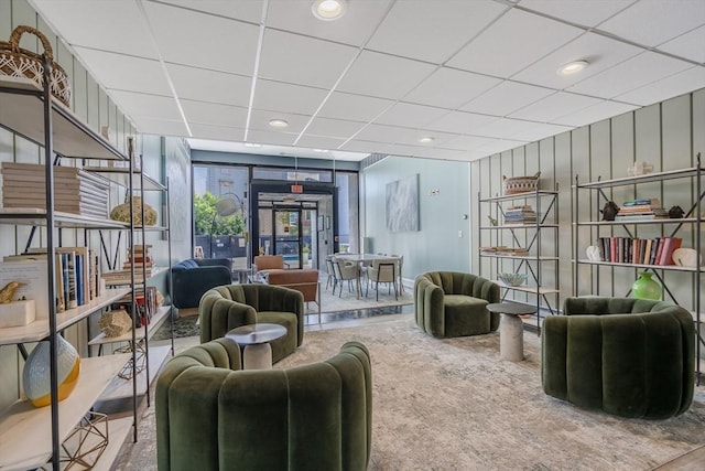566 Commonwealth Ave Unit 906, Boston, MA 02215 - community lobby featuring a paneled ceiling