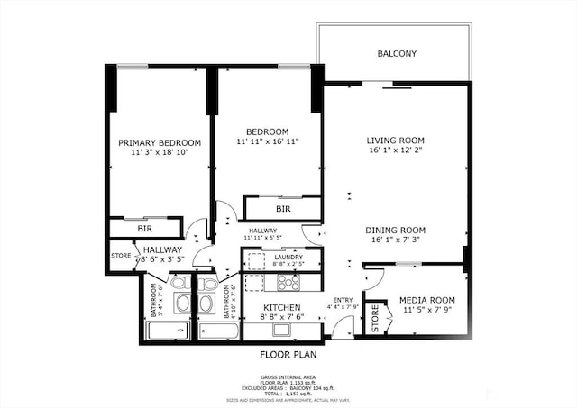 566 Commonwealth Ave Unit 906, Boston, MA 02215 - floor plan / room layout