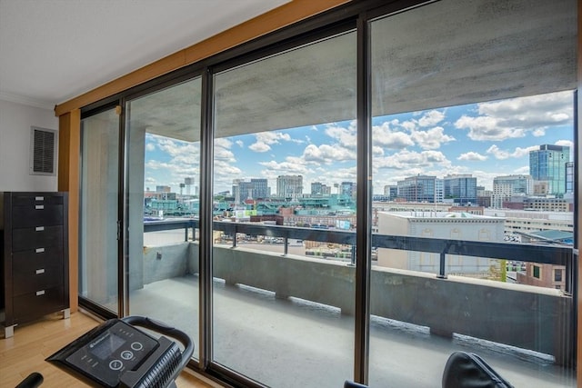 566 Commonwealth Ave Unit 906, Boston, MA 02215 - balcony with a city view